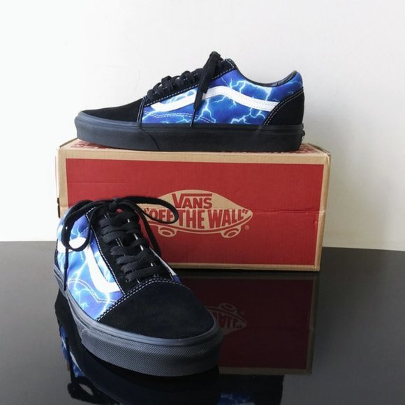 Vans Men's Old Skool Lace Up Leather Suede / Canvas Sneaker - Picture 3 of 12